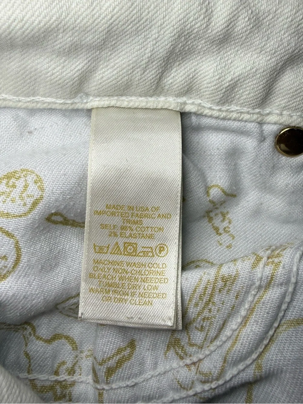Kate Spade New York White Straight Leg Jeans Size 28